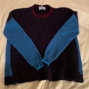PRADA Preppy Striped Pullover Sweater